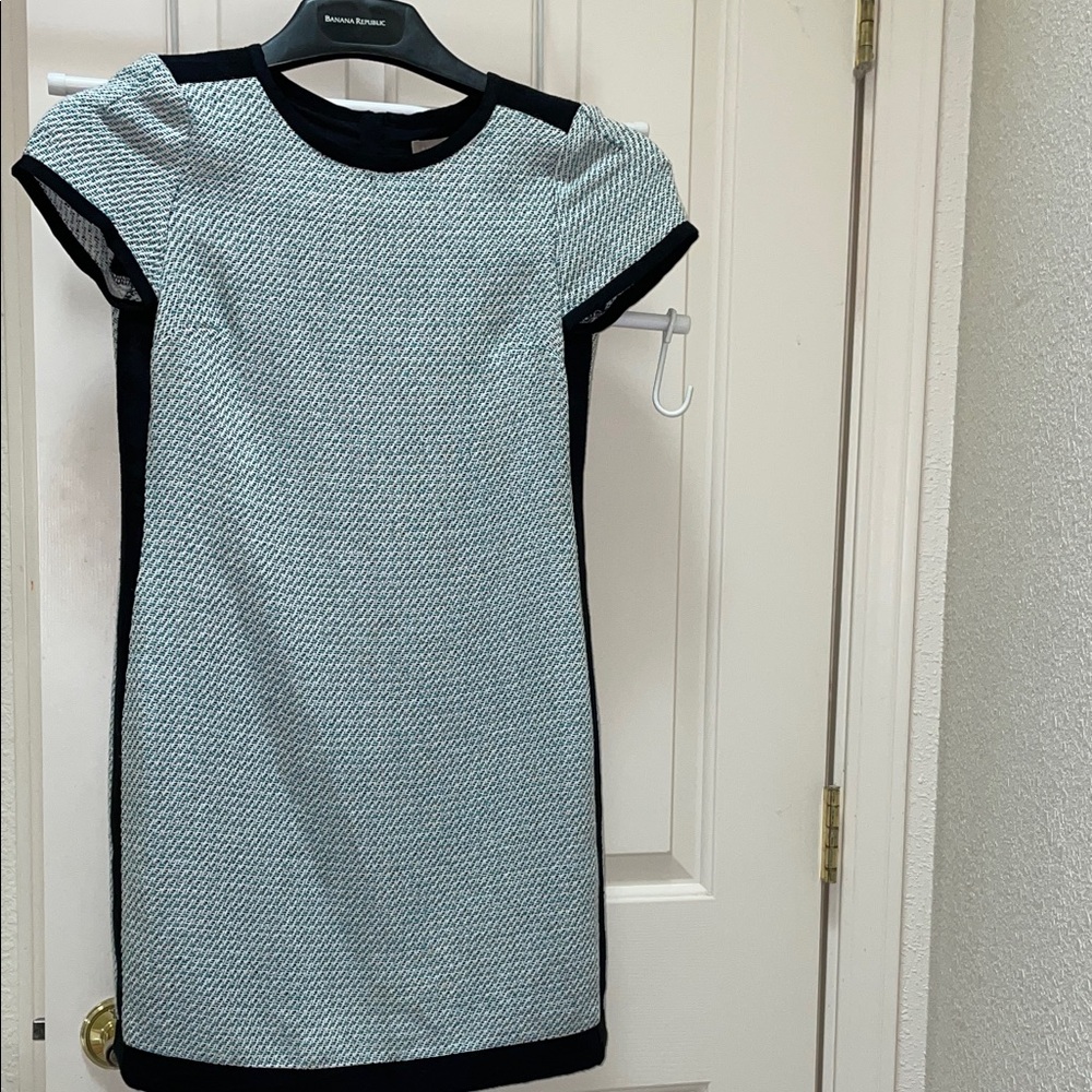 NWT Banana Republic Elegant Women's Tweed Short Sleeve Dress 0P